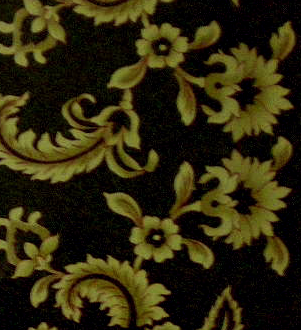 Black & Gold Damask